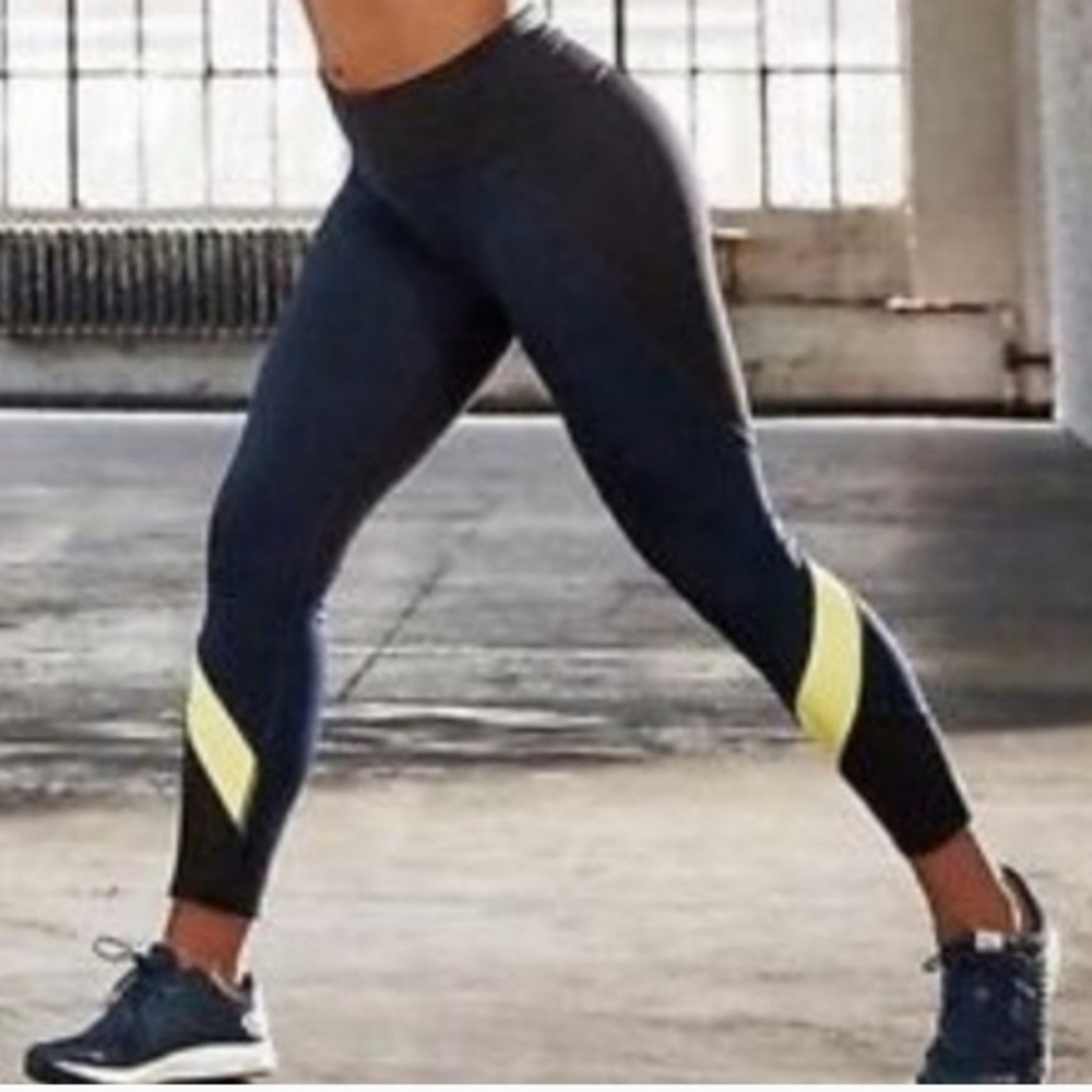 Athleta Color Block Sonar Leggings Small - image 1